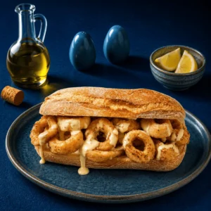 سندوتش كاليماري مقلي (Fried Calamari Sandwich)